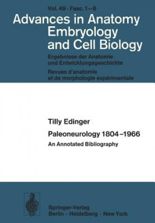 Carte Paleoneurology 1804-1966 T. Edinger