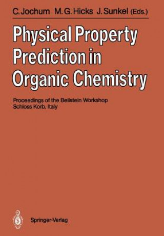 Kniha Physical Property Prediction in Organic Chemistry Martin Hicks