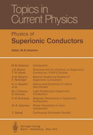 Book Physics of Superionic Conductors M. B. Salamon