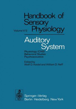 Kniha Auditory System Moise H. Goldstein