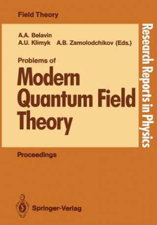 Kniha Problems of Modern Quantum Field Theory Aleksandr A. Belavin