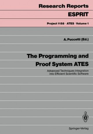 Book Programming and Proof System ATES Armand Puccetti