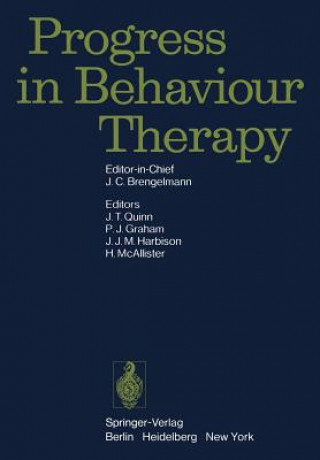 Kniha Progress in Behaviour Therapy P. J. Graham