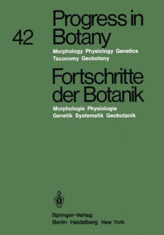 Книга Progress in Botany / Fortschritte der Botanik Hubert Ziegler