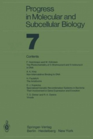 Knjiga Progress In Molecular and Subcellular Biology 