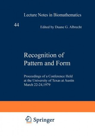 Buch Recognition of Pattern and Form Duane G. Albrecht