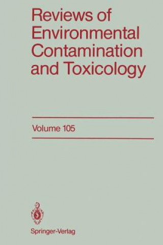 Knjiga Reviews of Environmental Contamination and Toxicology Dr. George W. Ware