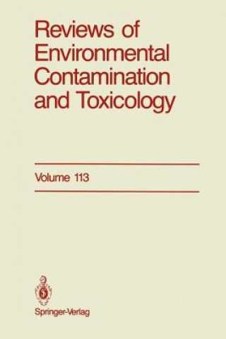 Könyv Reviews of Environmental Contamination and Toxicology Dr. George W. Ware