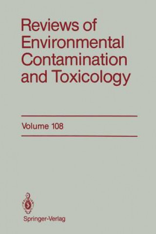 Knjiga Reviews of Environmental Contamination and Toxicology Dr. George W. Ware