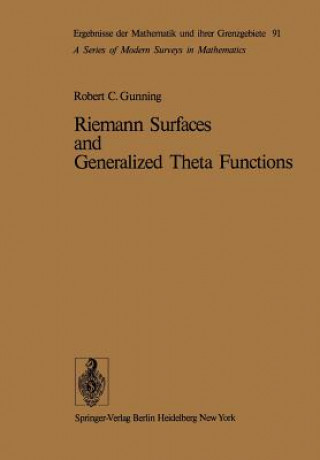 Книга Riemann Surfaces and Generalized Theta Functions R.C. Gunning