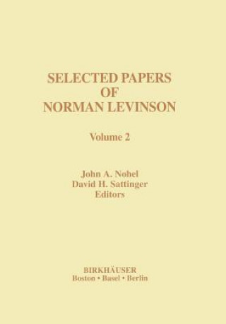 Libro Selected Papers of Norman Levinson John Nohel