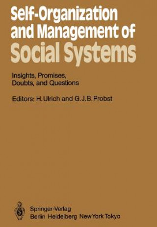 Kniha Self-Organization and Management of Social Systems G. J. B. Probst