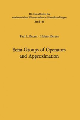 Kniha Semi-Groups of Operators and Approximation Hubert Berens