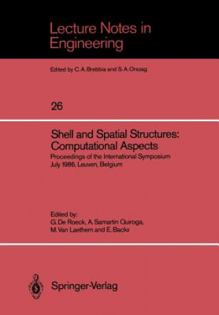 Knjiga Shell and Spatial Structures: Computational Aspects Edgard Backx