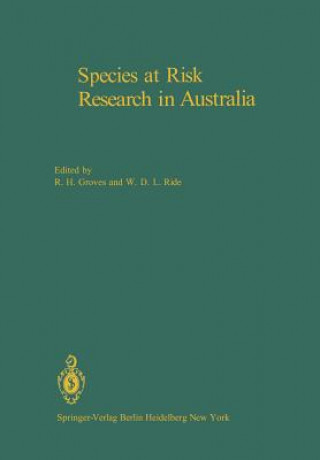 Książka Species at Risk Research in Australia R. H. Groves