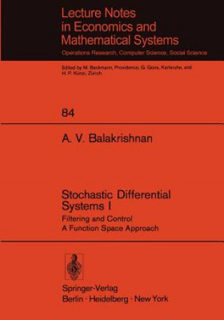 Buch Stochastic Differential Systems I A.V. Balakrishnan