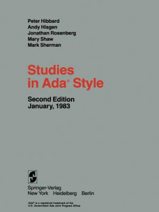 Buch Studies in Ada (R) Style M. Sherman