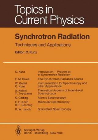 Knjiga Synchrotron Radiation C. Kunz
