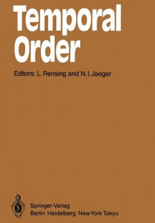 Knjiga Temporal Order N. I. Jaeger