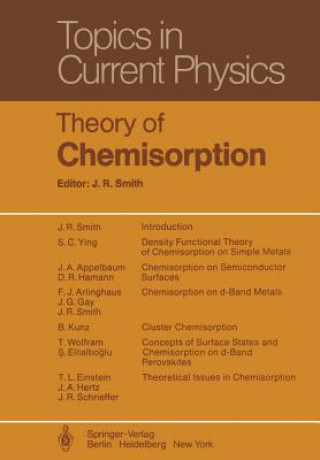 Kniha Theory of Chemisorption J. R. Smith