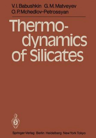 Carte Thermodynamics of Silicates O.P. Mchedlov-Petrossyan