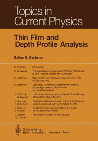 Carte Thin Film and Depth Profile Analysis H. Oechsner