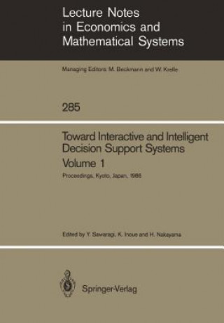 Książka Toward Interactive and Intelligent Decision Support Systems Koichi Inoue