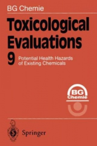 Könyv Toxicological Evaluations 9 B. G. Chemie