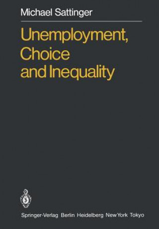 Kniha Unemployment, Choice and Inequality Michael Sattinger