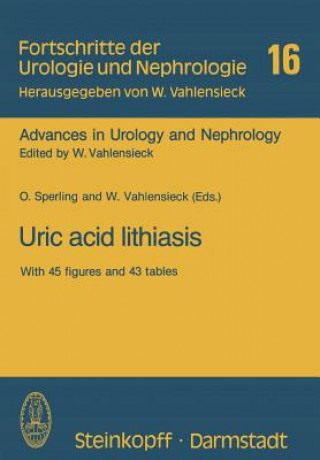 Kniha Uric acid lithiasis Winfried Vahlensieck