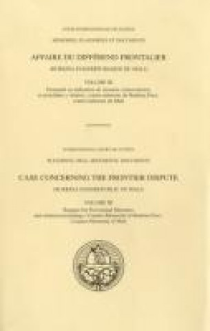 Kniha Case Concerning the Frontier Dispute (Burkina Faso/Republic of Mali) International Court of Justice