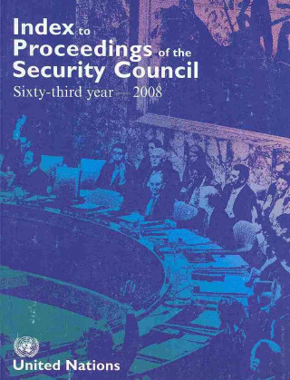 Carte Index to Proceedings of the Security Council United Nations