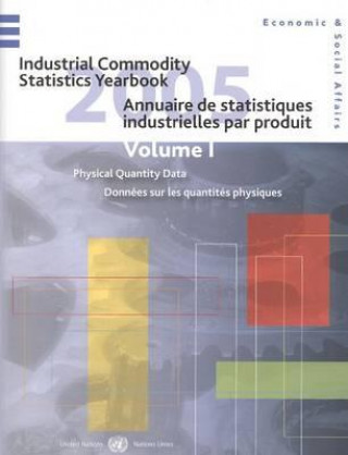 Könyv Industrial Commodity Statistics Yearbook 2005 United Nations: Department of Economic and Social Affairs: Statistics Division