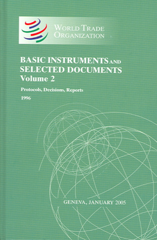 Kniha WTO BASIC INSTRUMENTSSEL DOCSVOL 