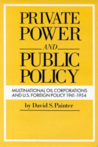 Könyv Private Power and Public Policy David S. Painter