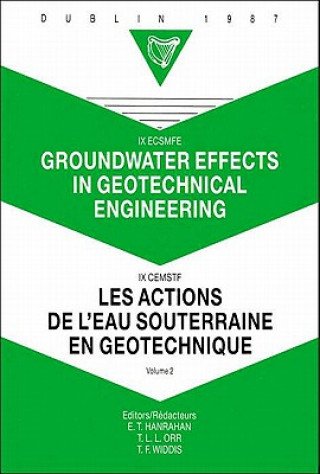 Carte Groundwater effects in geotechnical engineering, volume 2 HANRAHAN