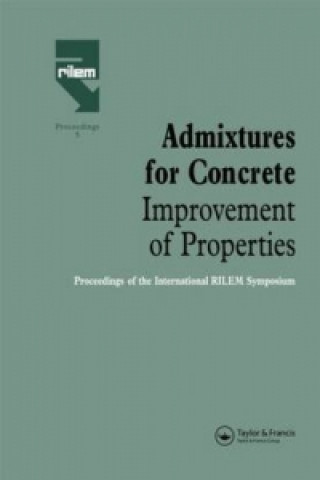 Knjiga Admixtures for Concrete - Improvement of Properties E. Vazques