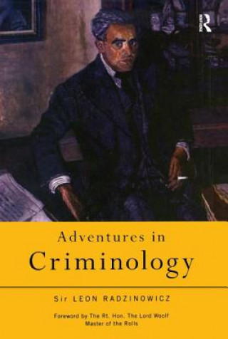 Libro Adventures in Criminology Sir Leon Radzinowicz