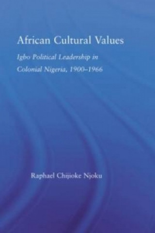 Kniha African Cultural Values Raphael Chijioke Njoku