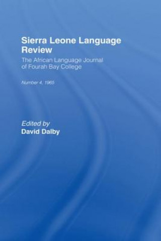 Kniha African Language Review D Dalby