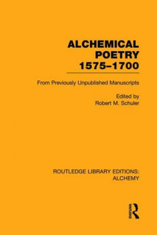 Kniha Alchemical Poetry, 1575-1700 