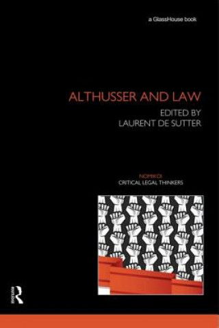 Knjiga Althusser and Law Laurent De Sutter