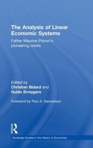 Kniha Analysis of Linear Economic Systems 