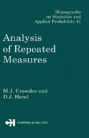 Książka Analysis of Repeated Measures David J. Hand