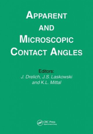 Kniha Apparent and Microscopic Contact Angles Kash L. Mittal