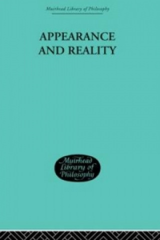 Kniha Appearance and Reality F. H. Bradley