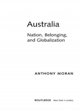 Kniha Australia Anthony Moran