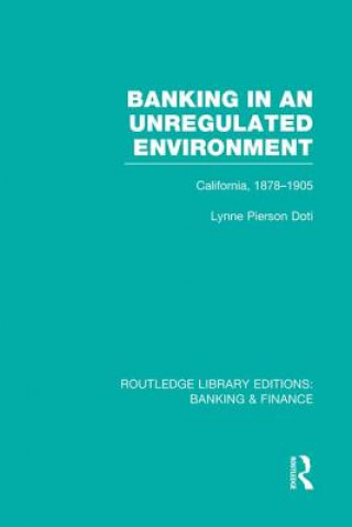 Książka Banking in an Unregulated Environment (RLE Banking & Finance) Lynne Pierson Doti