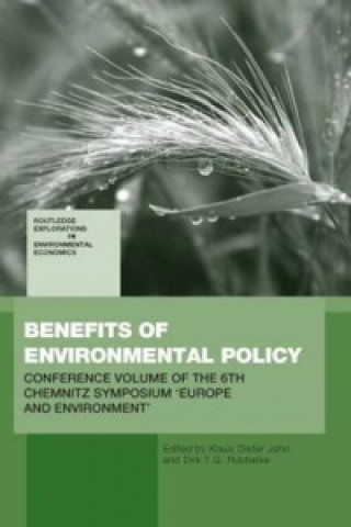 Könyv Benefits of Environmental Policy 