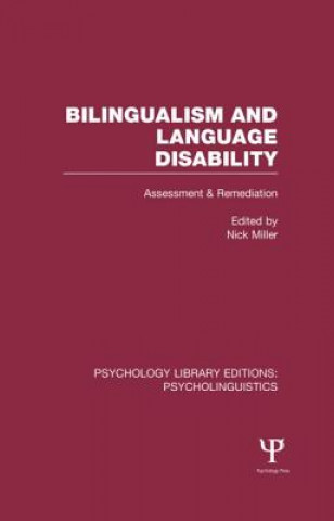 Kniha Bilingualism and Language Disability (PLE: Psycholinguistics) 